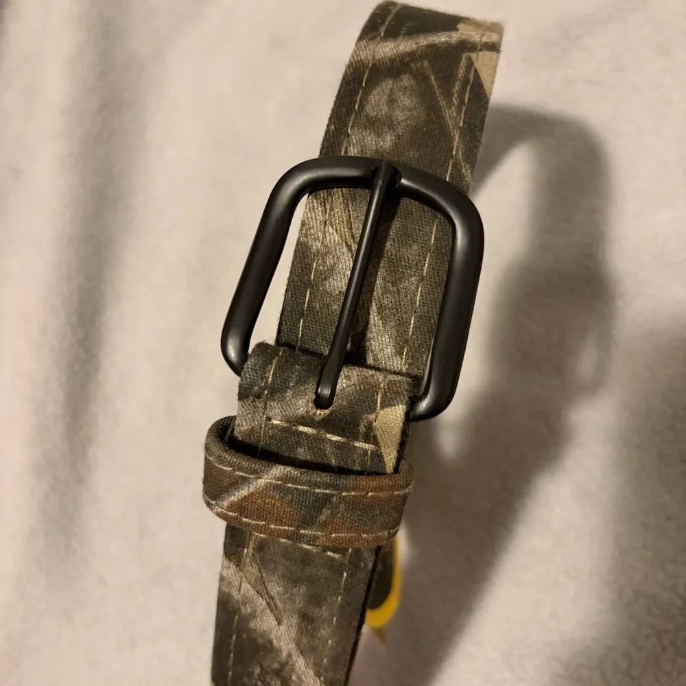 Camo Print Men's Belt with Matte Black Buckle OZARK TRAIL 30-38 CAMOUFLAGE NEW 🆕